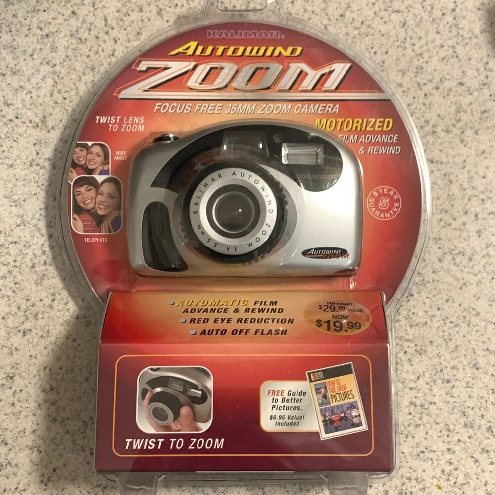 Kalimar Autowind Zoom Point and Shoot 35mm Film Camera from 1990s
